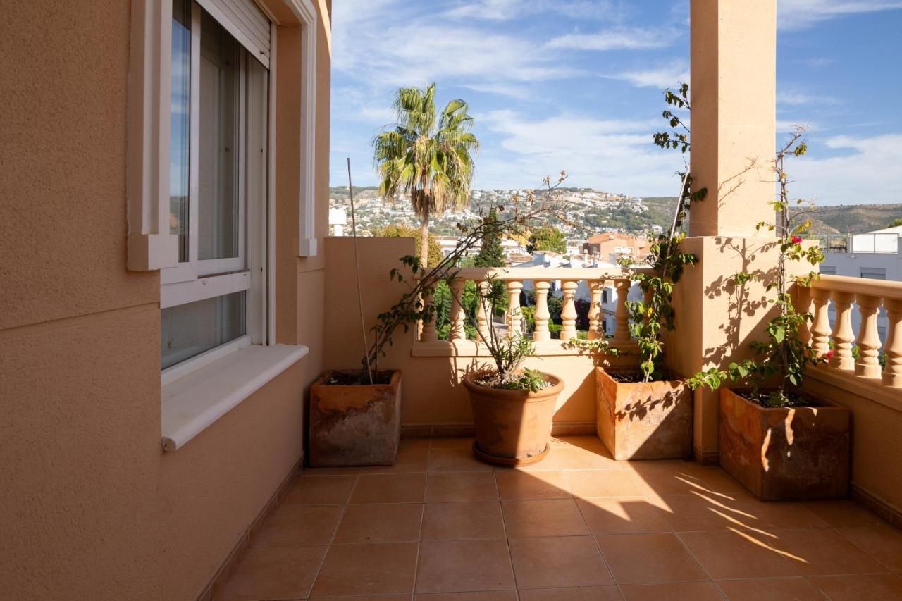 Javea Terraza + Piscina + Vistas Al Mar Platja de Larenal المظهر الخارجي الصورة
