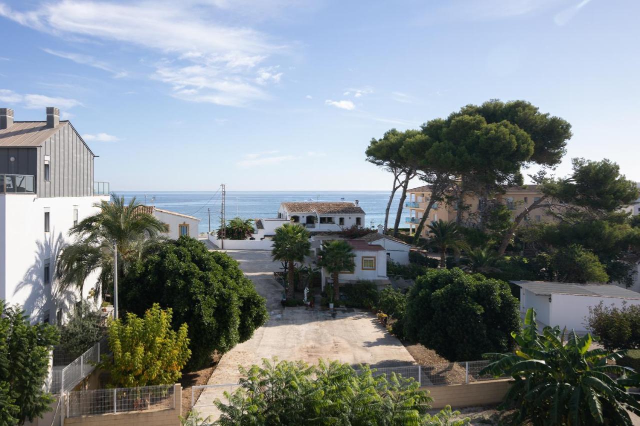 Javea Terraza + Piscina + Vistas Al Mar Platja de Larenal المظهر الخارجي الصورة