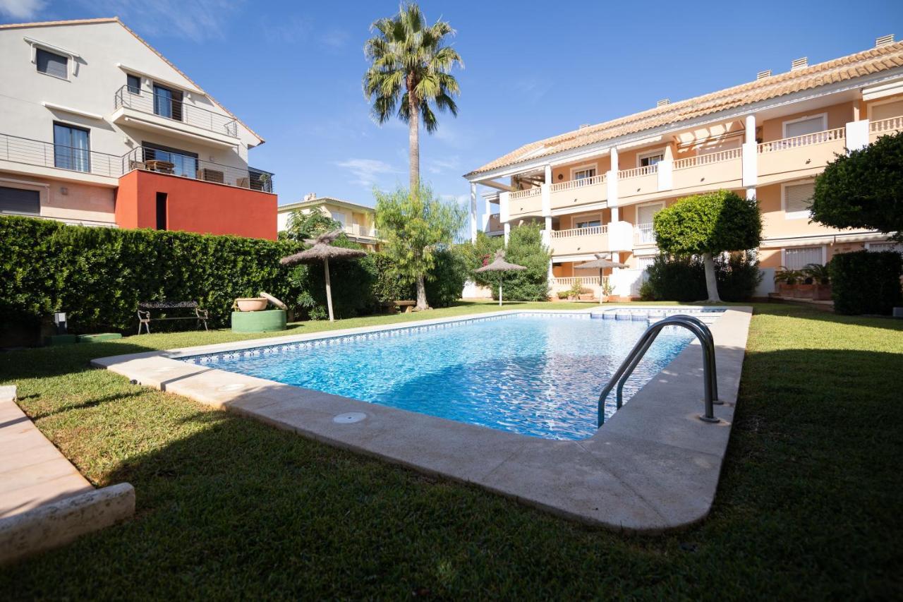 Javea Terraza + Piscina + Vistas Al Mar Platja de Larenal المظهر الخارجي الصورة